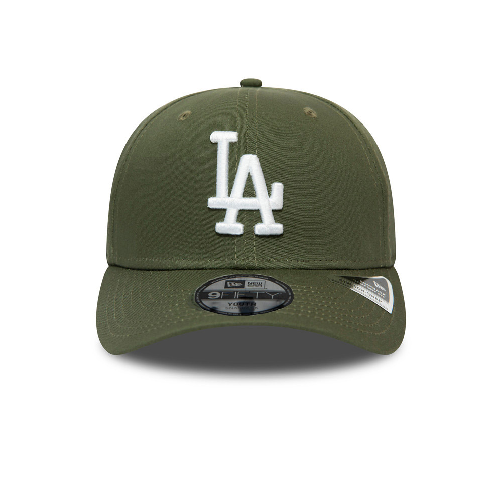Los Angeles Dodgers Kids League Essential Green Stretch Snap 9FIFTY Cap