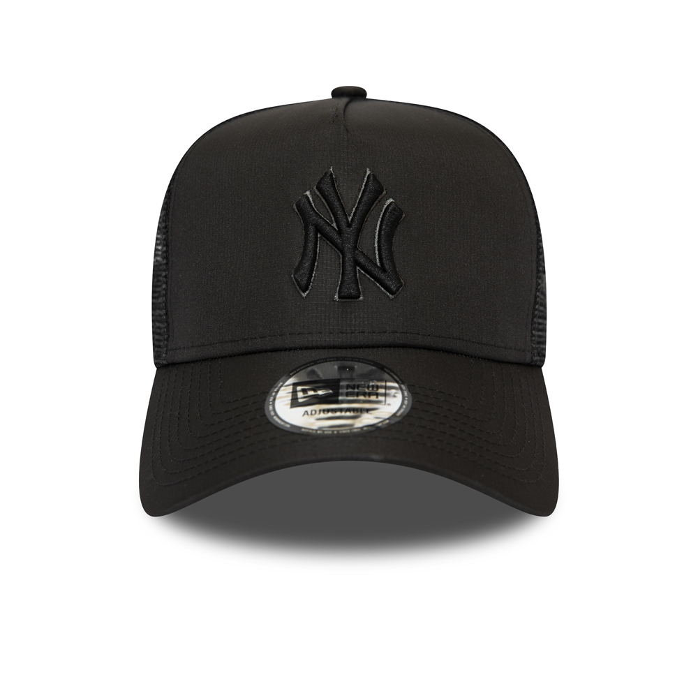 New York Yankees Tonal Black A-Frame Trucker