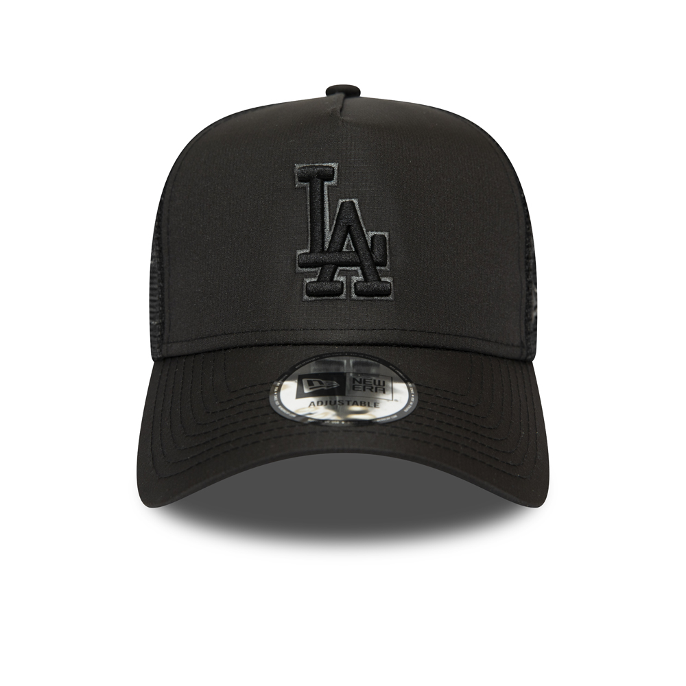 Los Angeles Dodgers Tonal Black A-Frame Trucker
