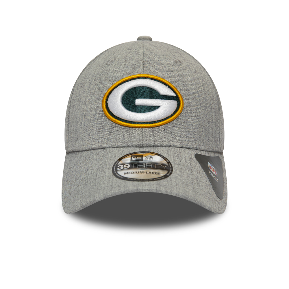 Green Bay Packers Heather Grey 39THIRTY Cap