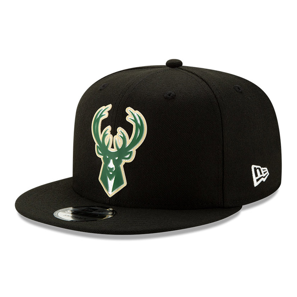 Milwaukee Bucks Back Half Black 9FIFTY Cap