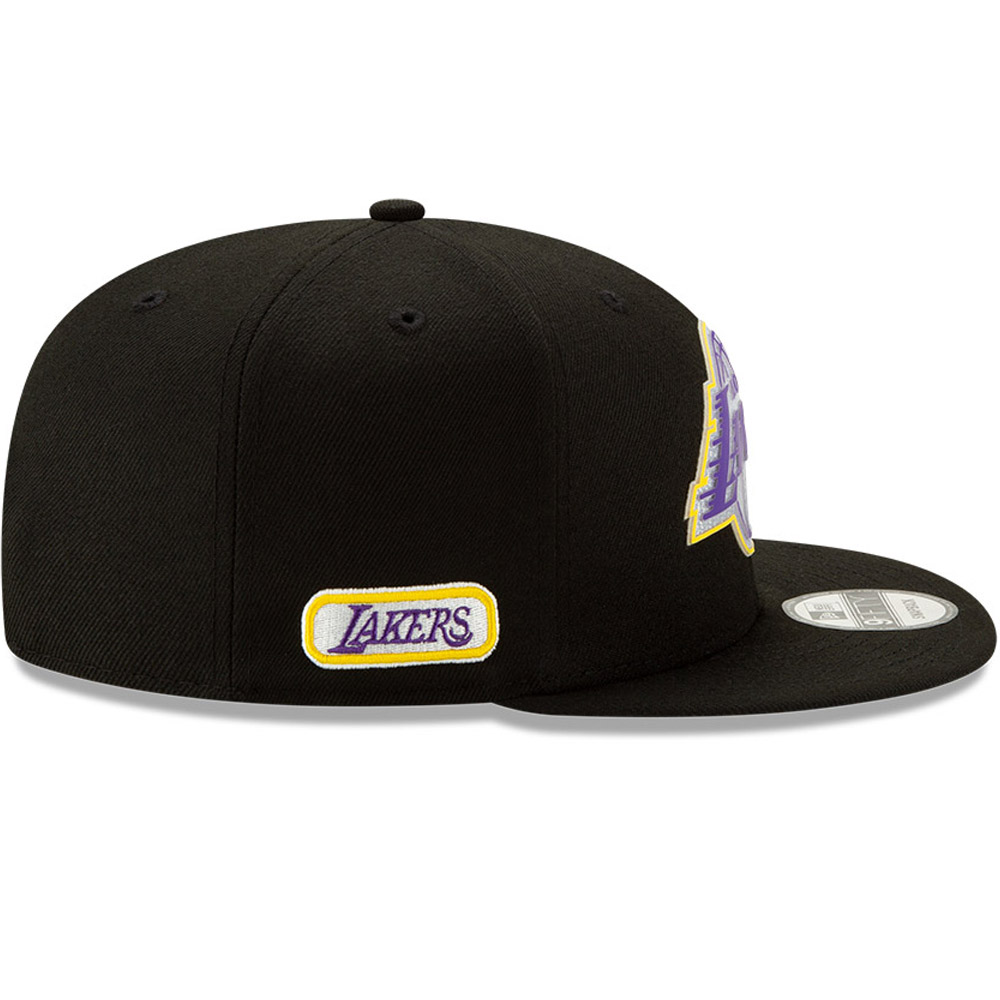 Los Angeles Lakers Back Half Black 9FIFTY Cap