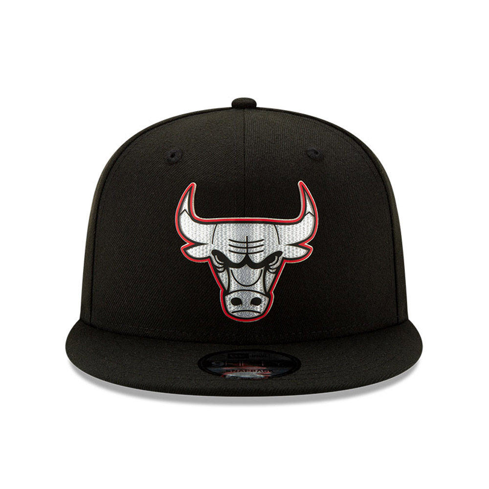 Chicago Bulls Back Half Black 9FIFTY Cap