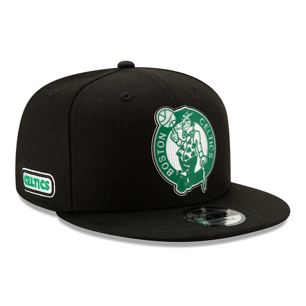 Boston Celtics Back Half Black 9FIFTY Cap