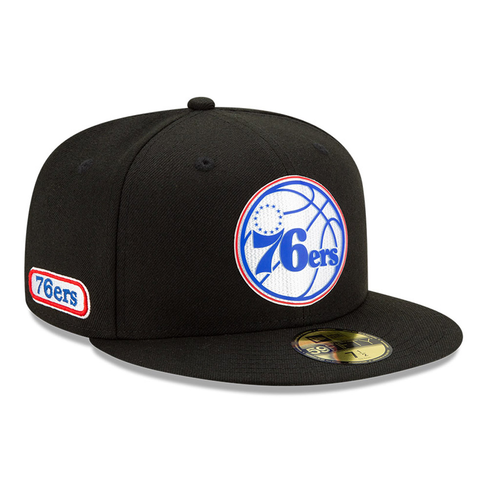 Philadelphia 76ERS Back Half Black 59FIFTY Cap