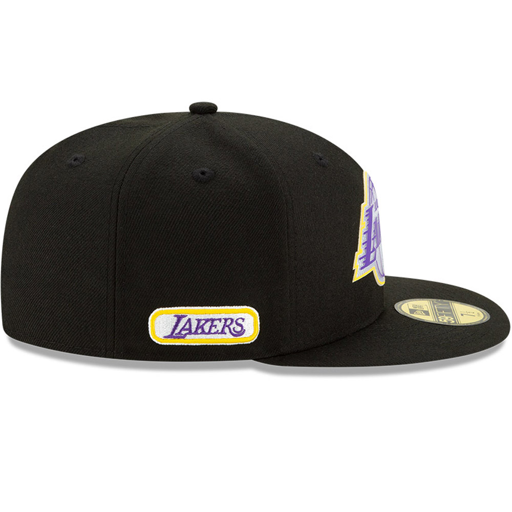 Gorra Los Angeles Lakers Back Half 59FIFTY, negro