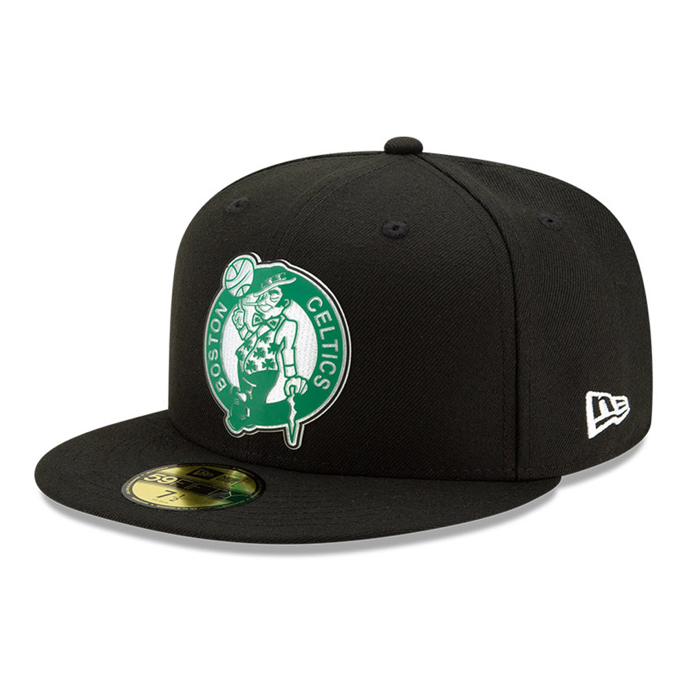 Boston Celtics Back Half Black 59FIFTY Cap