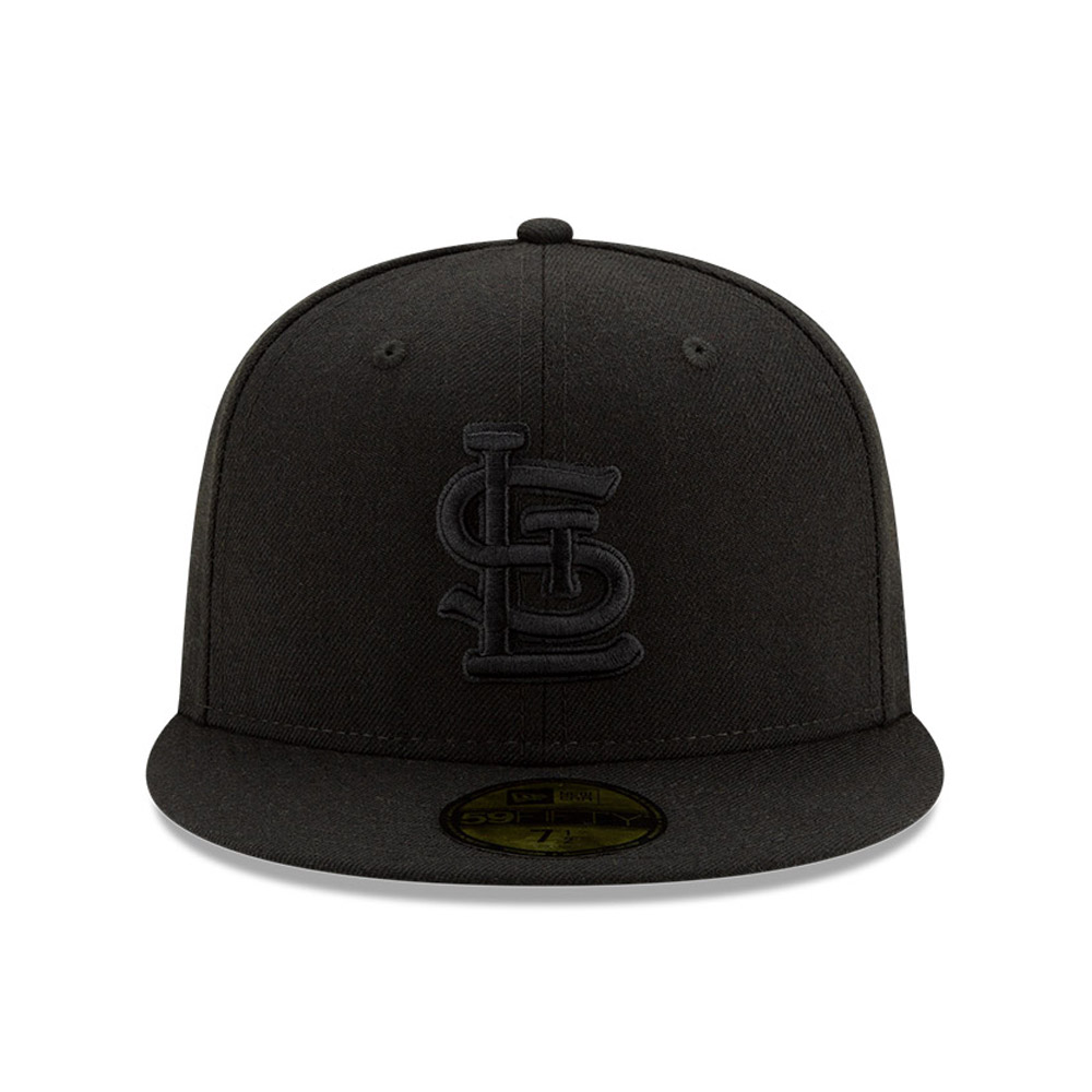 St.Louis Cardinals 100 Years Black on Black 59FIFTY Cap