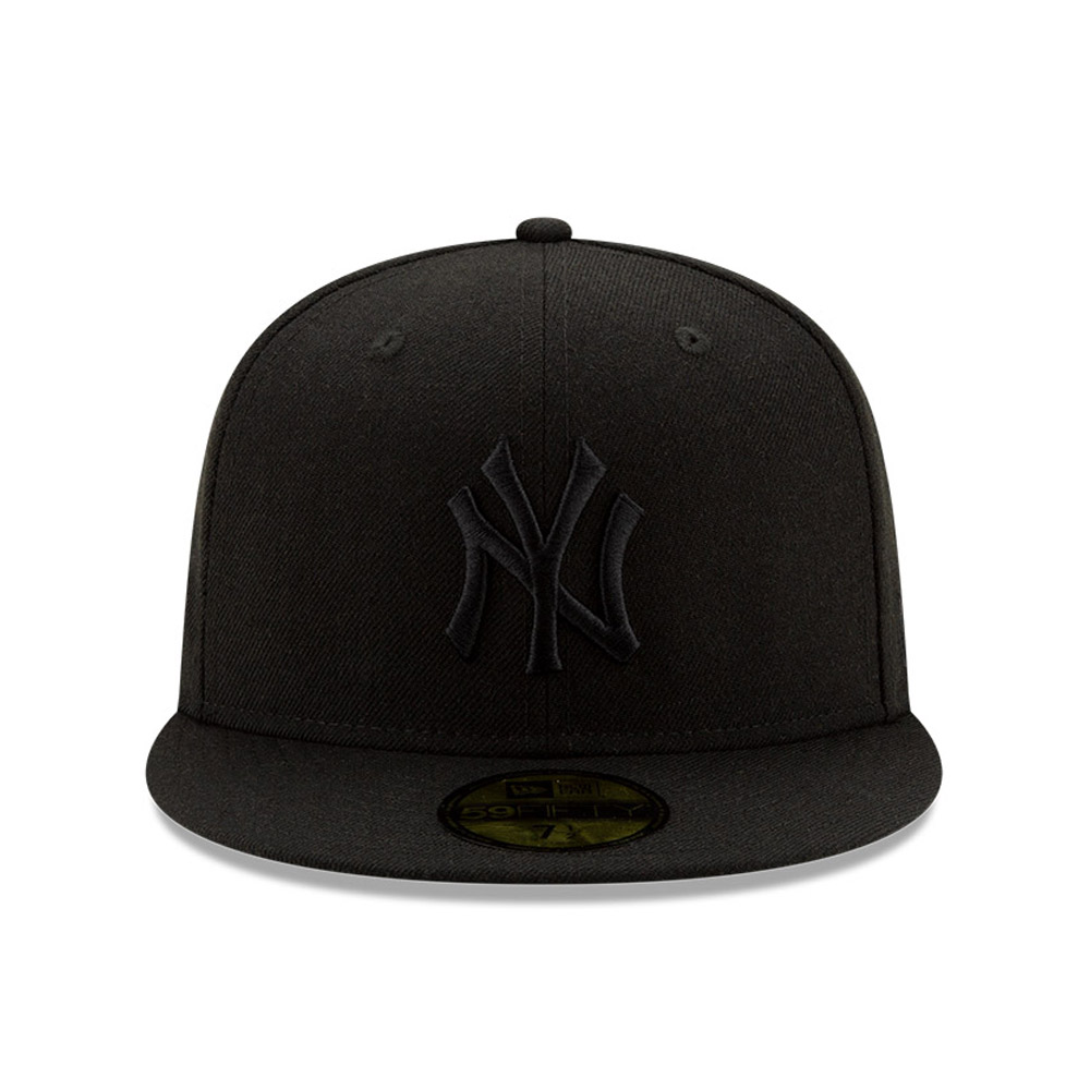 New York Yankees 100 Years Black on Black 59FIFTY Cap