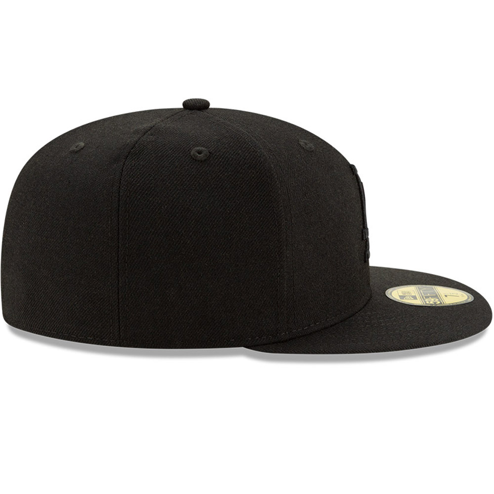 Los Angeles Dodgers 100 Years Black on Black 59FIFTY Cap