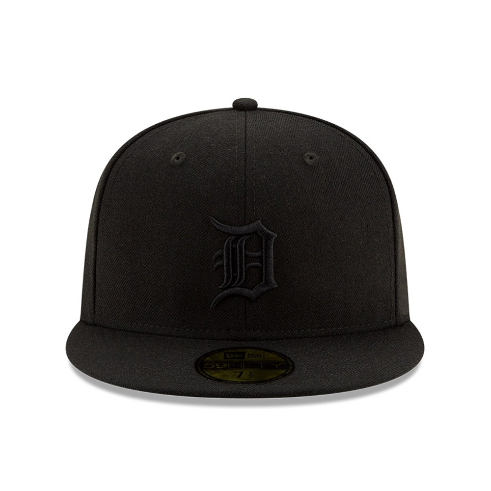Detroit Tigers 100 Years Black on Black 59FIFTY Cap