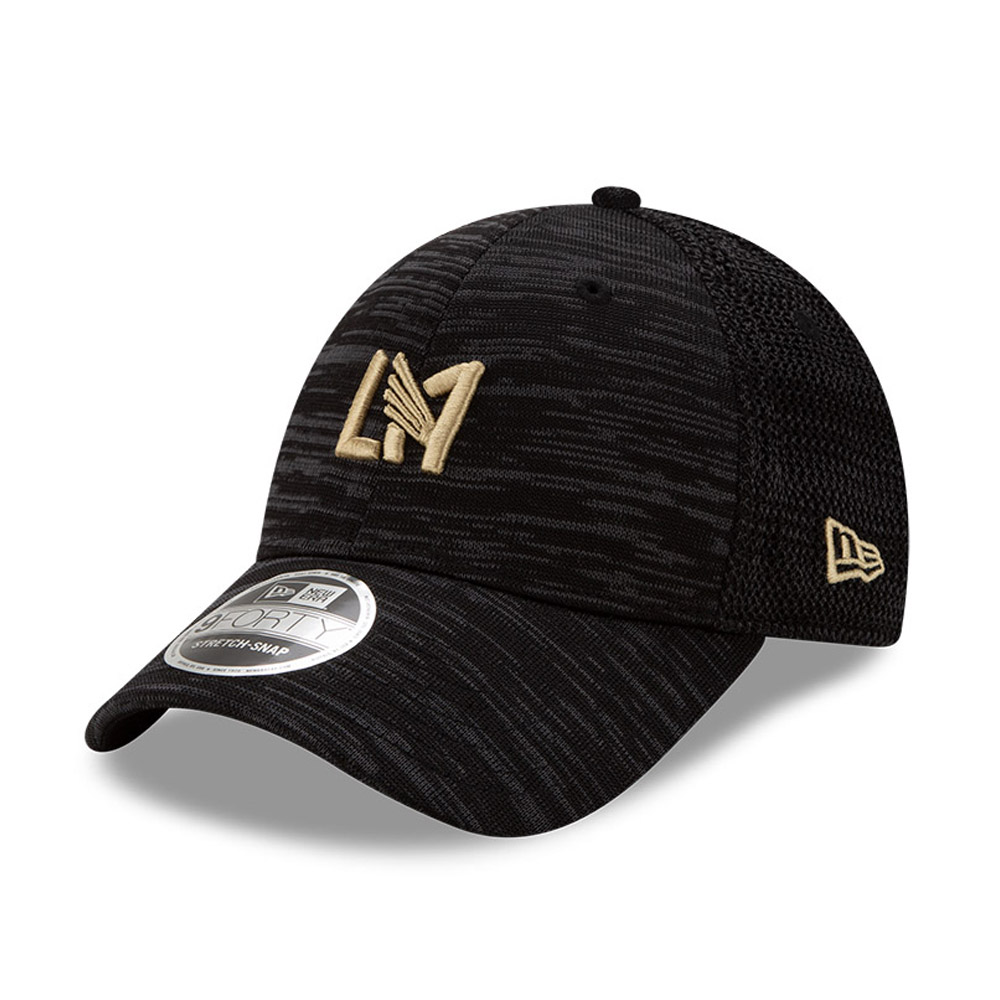 Los Angeles FC Black Stretch Snap 9FORTY Cap