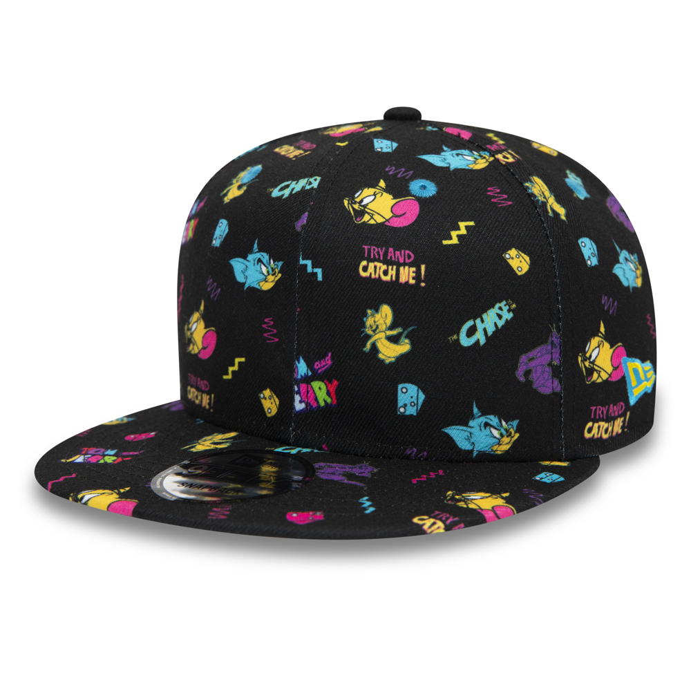 Tom and Jerry Power Couple Black 9FIFTY Cap