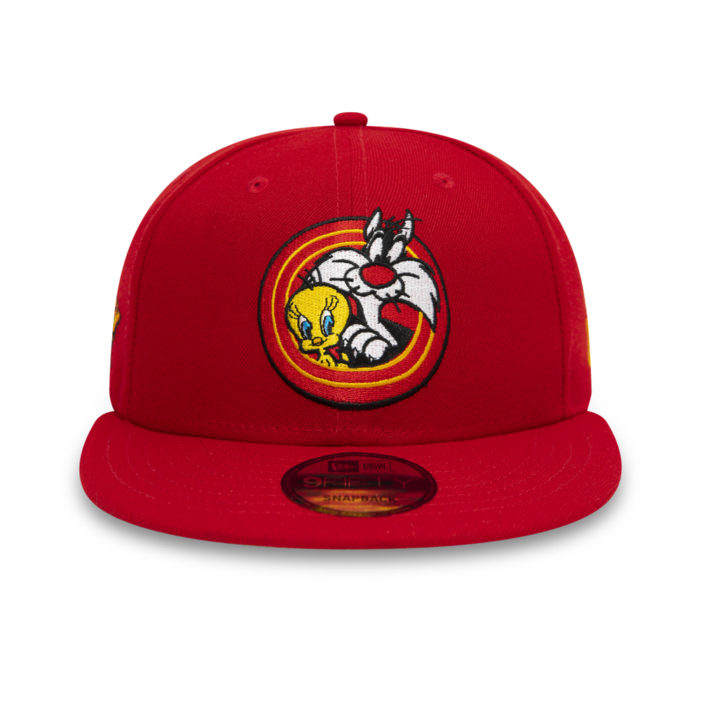 Tweety Bird and Sylvester Power Couple Red 9FIFTY Cap