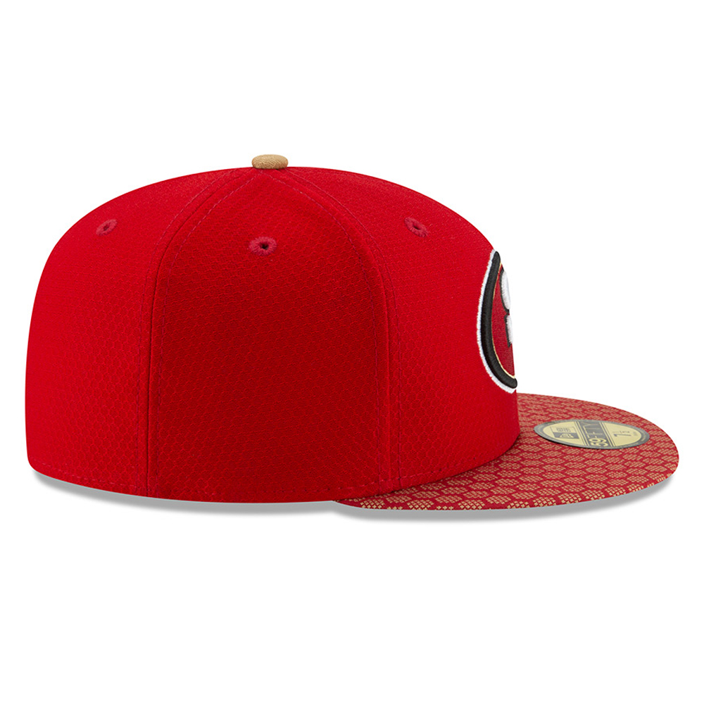 San Francisco 49ers 2017 Sideline Red 59FIFTY