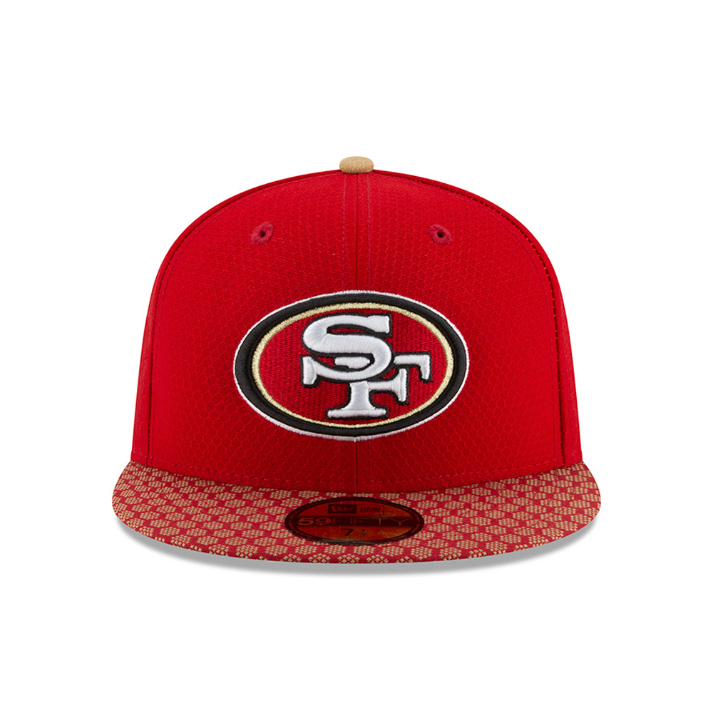 San Francisco 49ers 2017 Sideline Red 59FIFTY