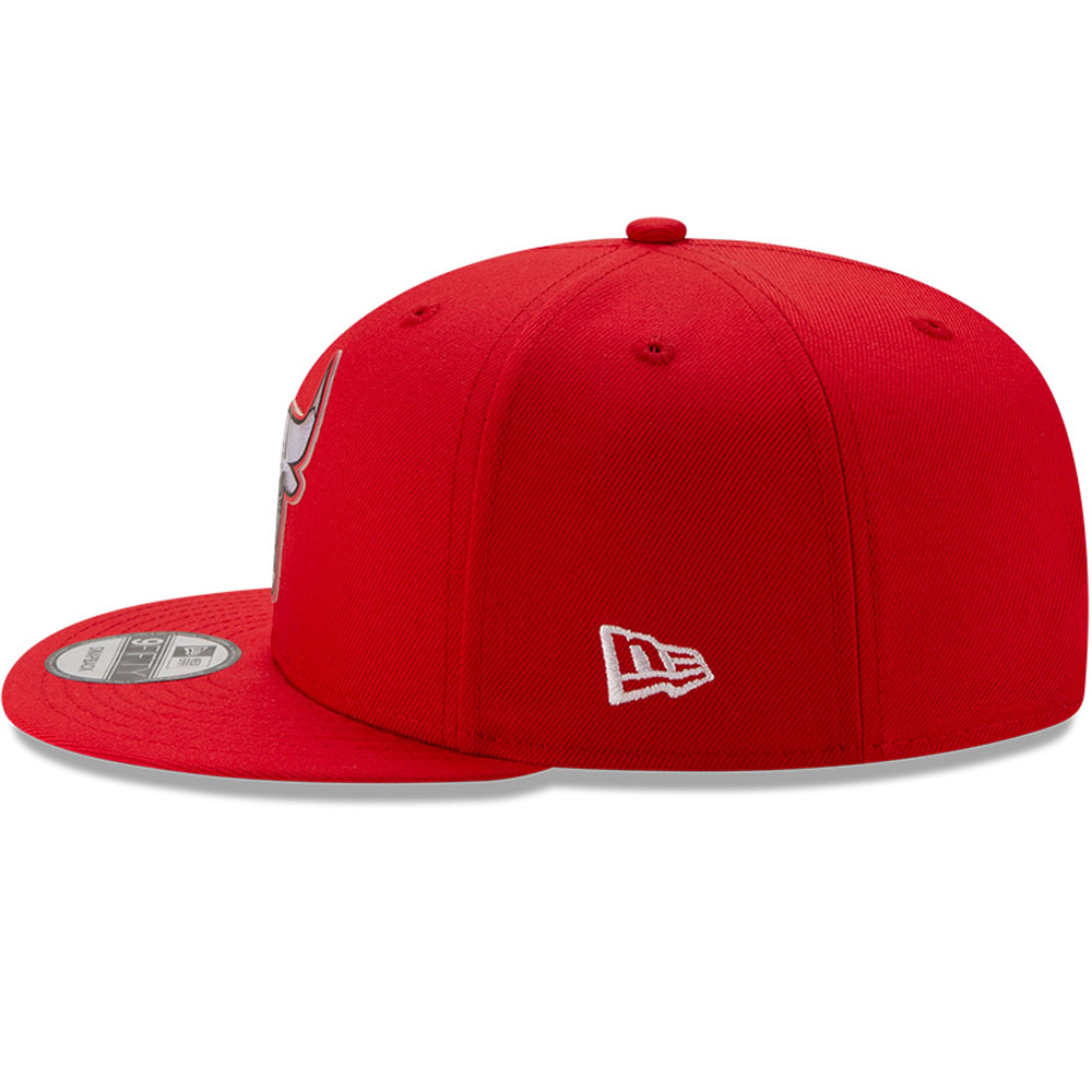 Chicago Bulls Back Half Red 9FIFTY Cap