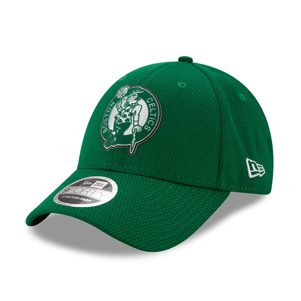 Boston Celtics Back Half Green Stretch Snap 9FORTY Cap