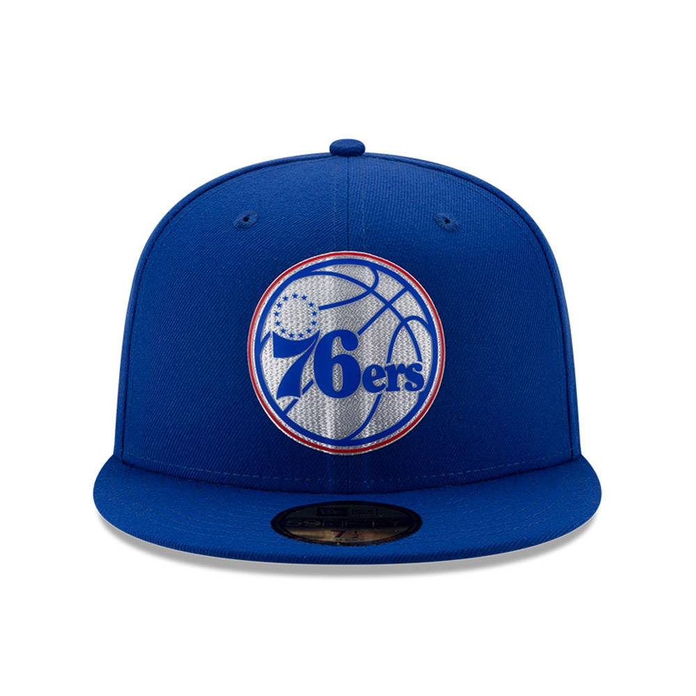 Philadelphia 76ERS Back Half Blue 59FIFTY Cap