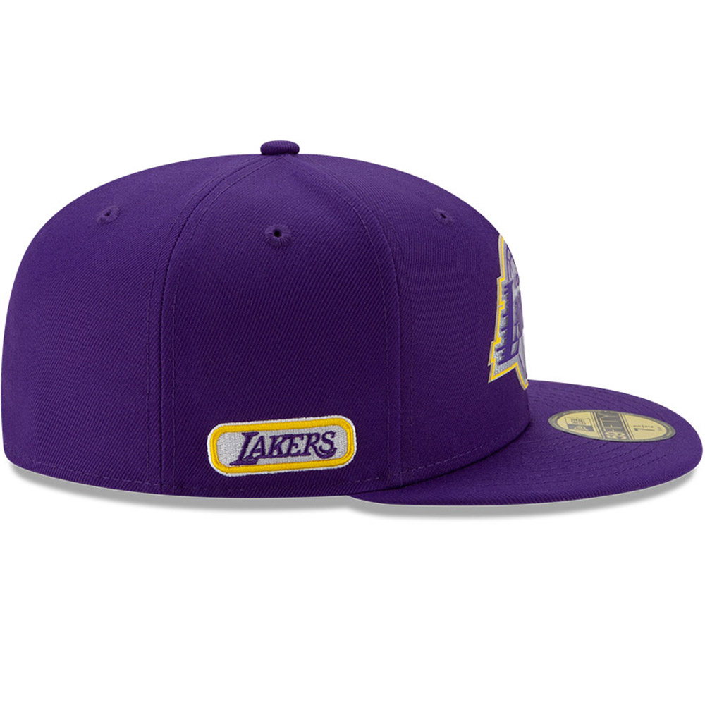 Los Angeles Lakers Back Half Purple 59FIFTY Cap