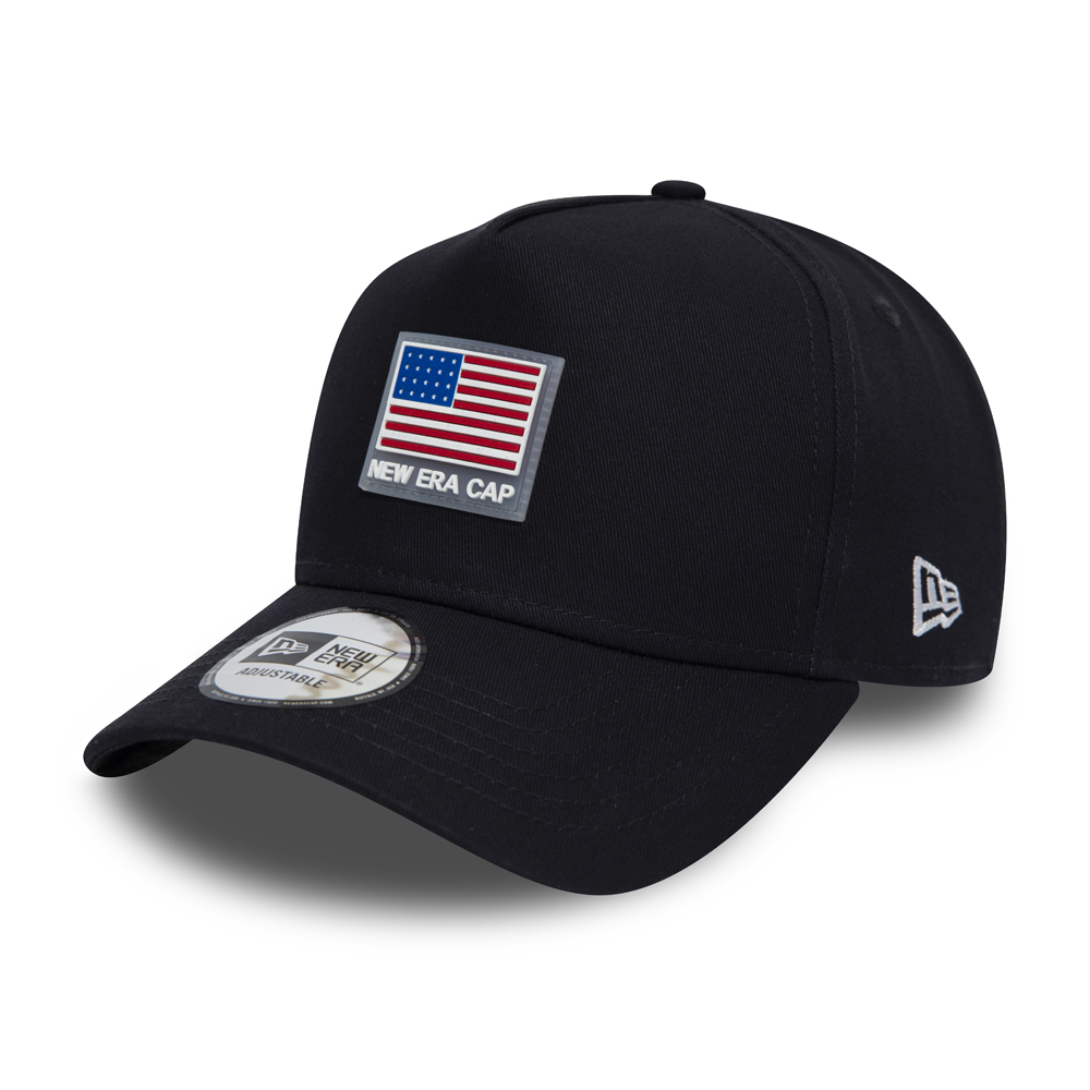 New Era USA Rubber Patch Navy 9FORTY Cap