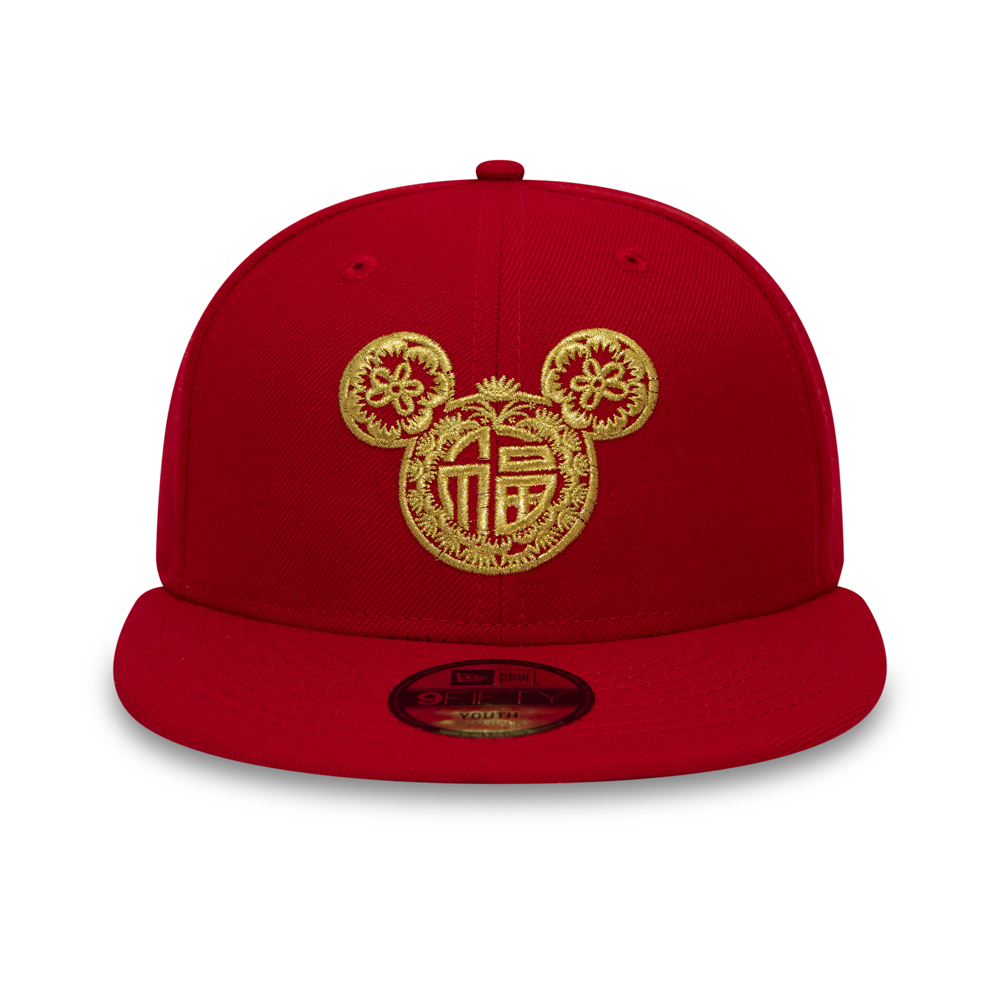 Mickey Mouse Chinese New Year Kids Red 9FIFTY Cap