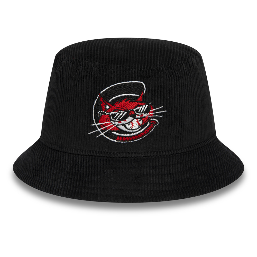 Charleston Alley Cats Cord Black Bucket | New Era Cap Co.