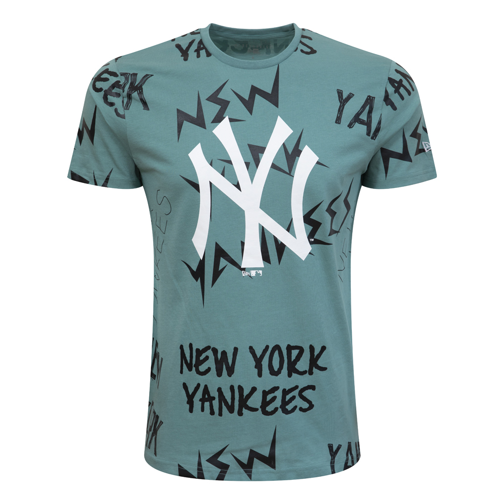 New York Yankees Repeat Wordmark Brown T-Shirt