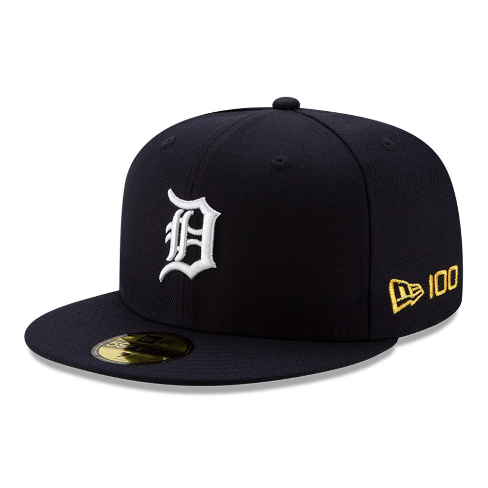 Detroit Tigers MLB 100 Navy 59FIFTY Cap