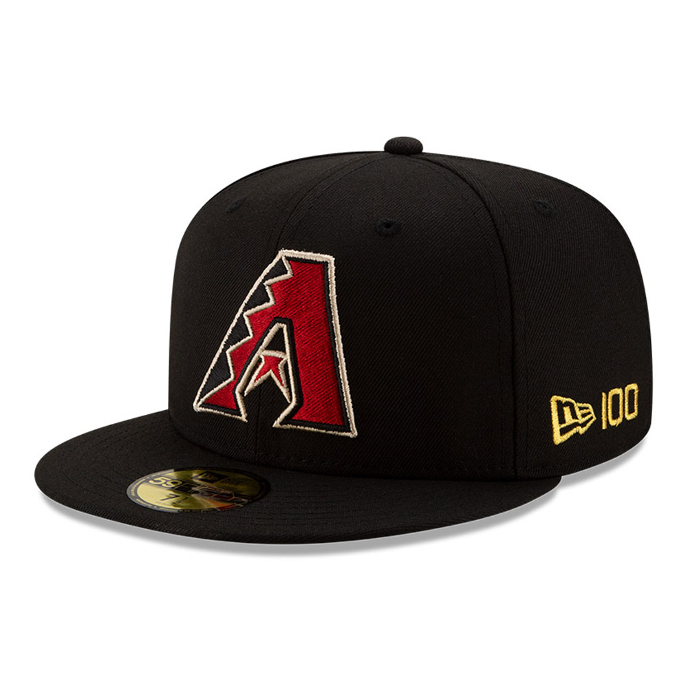 Arizona Diamondbacks MLB 100 Black 59FIFTY Cap