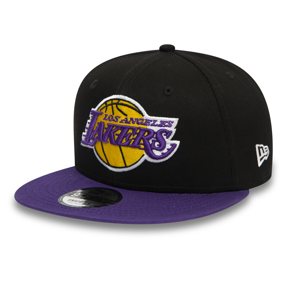 LA Lakers Logo Black 9FIFTY Snapback Cap