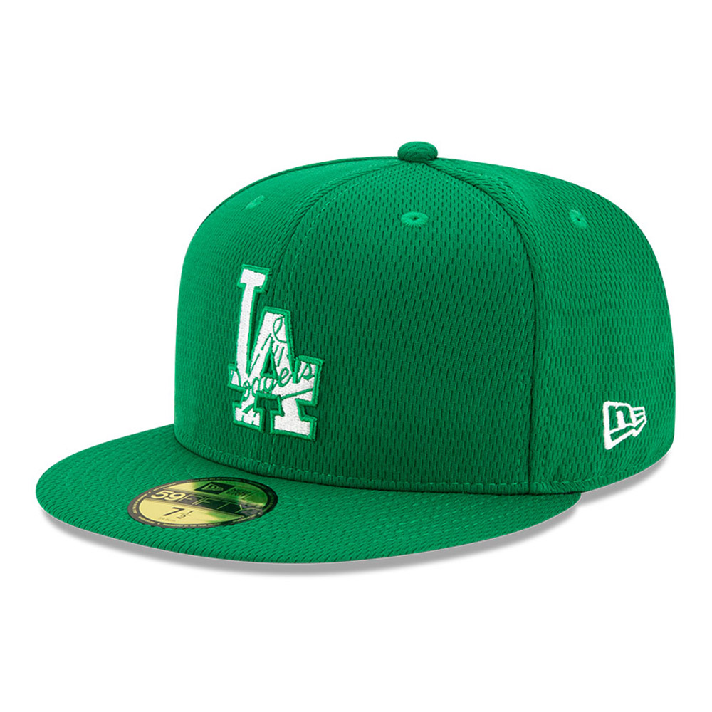 LA Dodgers Batting Practice St Patricks Green 59FIFTY Cap