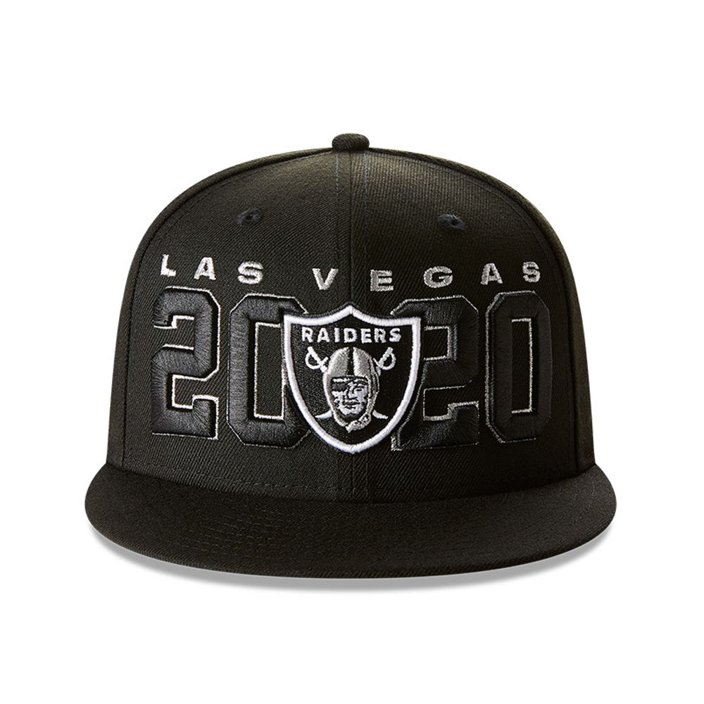 Las Vegas Raiders NFL20 Draft Black 59FIFTY Cap