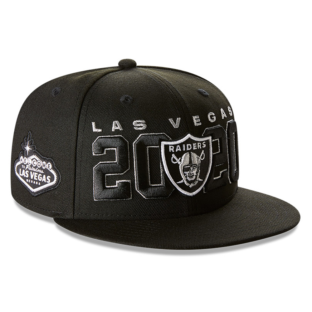 Las Vegas Raiders NFL20 Draft Black 59FIFTY Cap