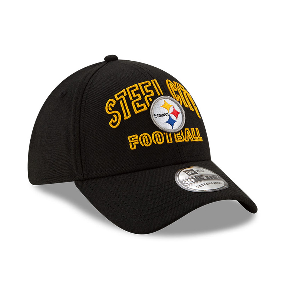 Pittsburgh Steelers NFL20 Draft Black 39THIRTY Cap