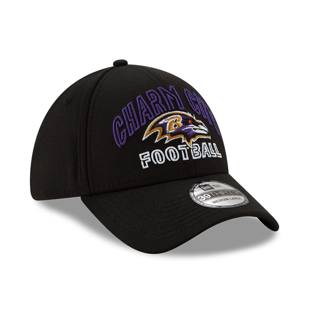 Baltimore Ravens NFL20 Draft Black 39THIRTY Cap