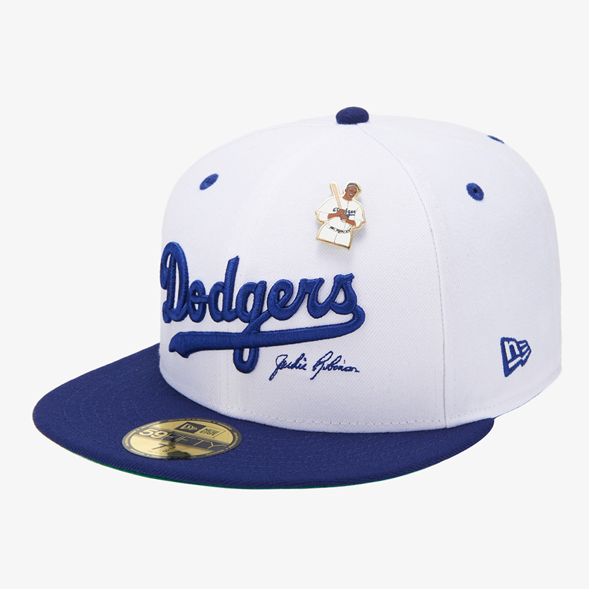 Los Angeles Dodgers Jackie Robinson White 59FIFTY Cap | New Era Cap Co.