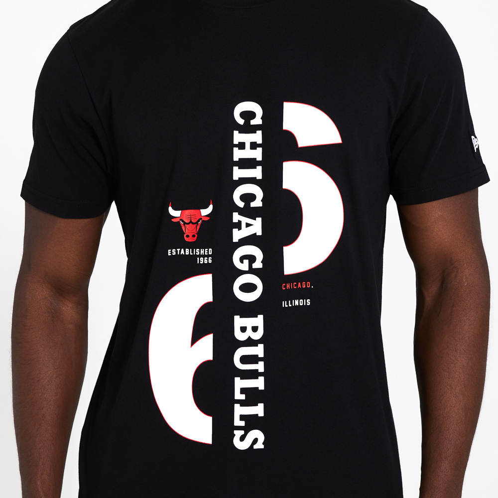 Chicago Bulls Established Graphic Black T-Shirt