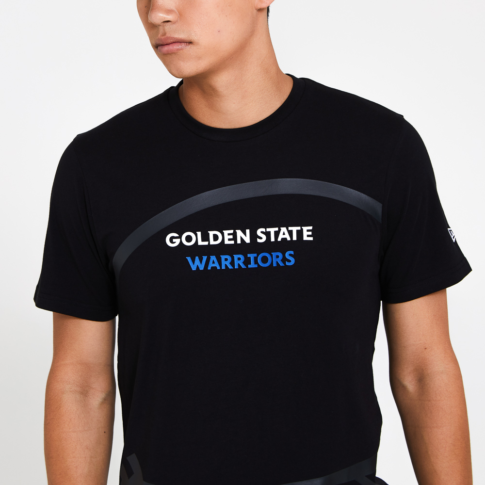 Golden State Warriors Gradient and Graphic Black T-Shirt