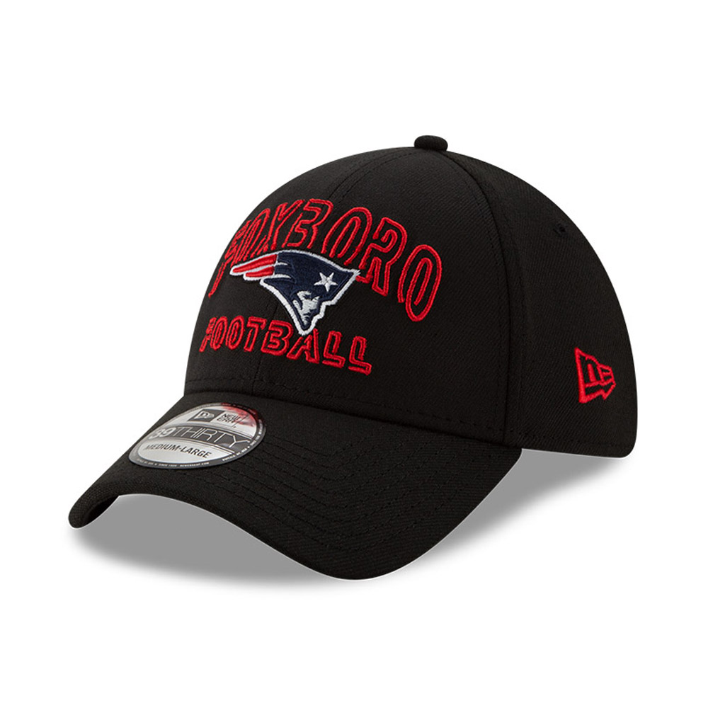 New England Patriots NFL20 Draft Black 39THIRTY Cap