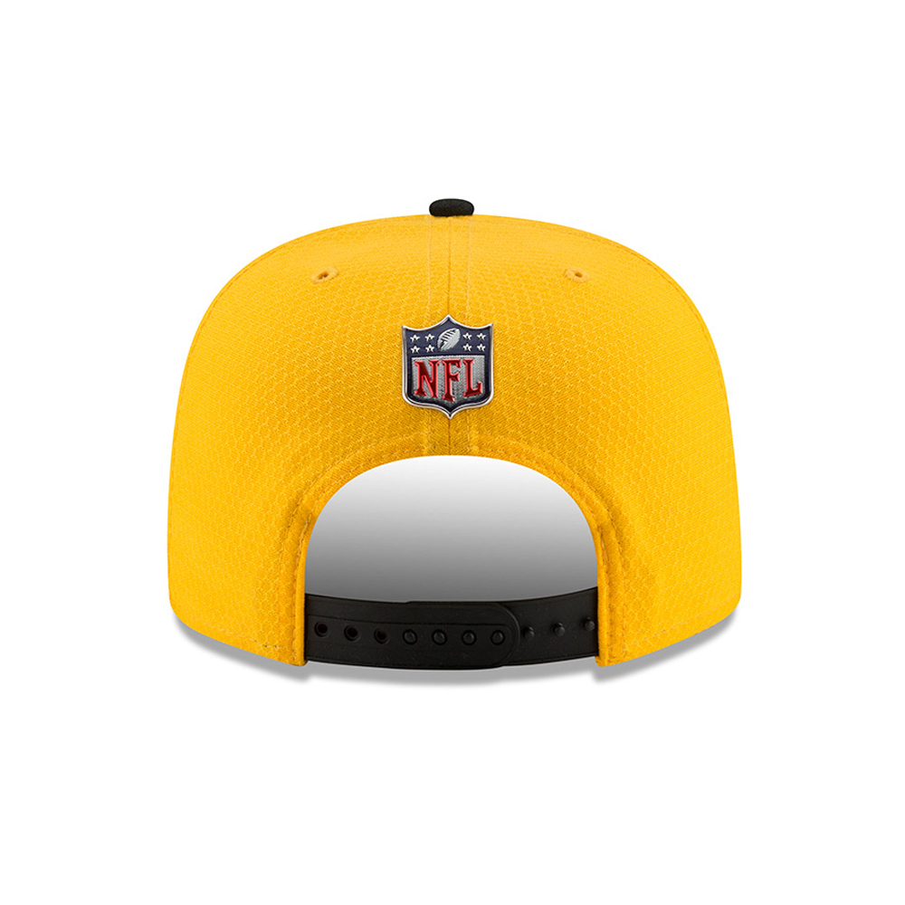 Pittsburgh Steelers 2017 Sideline OF 9FIFTY Gold Snapback
