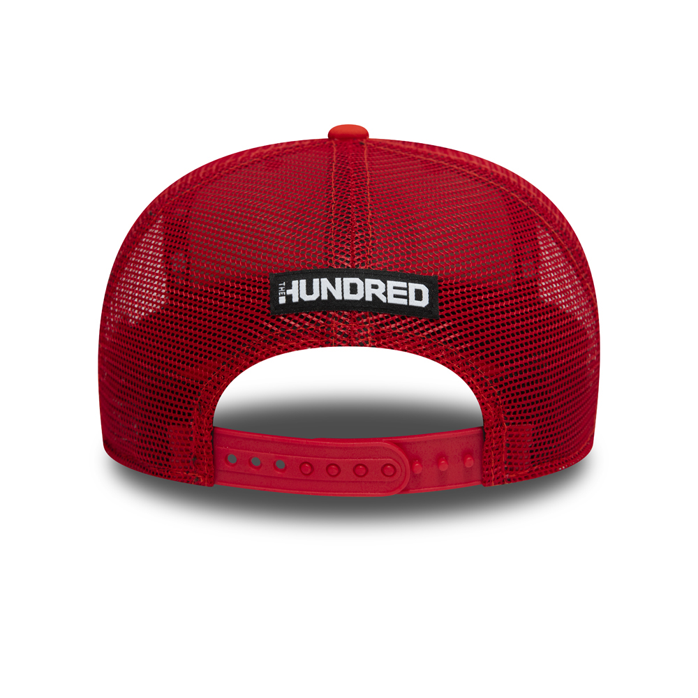 Welsh Fire The Hundred Print Red 9FIFTY Stretch Snap Cap