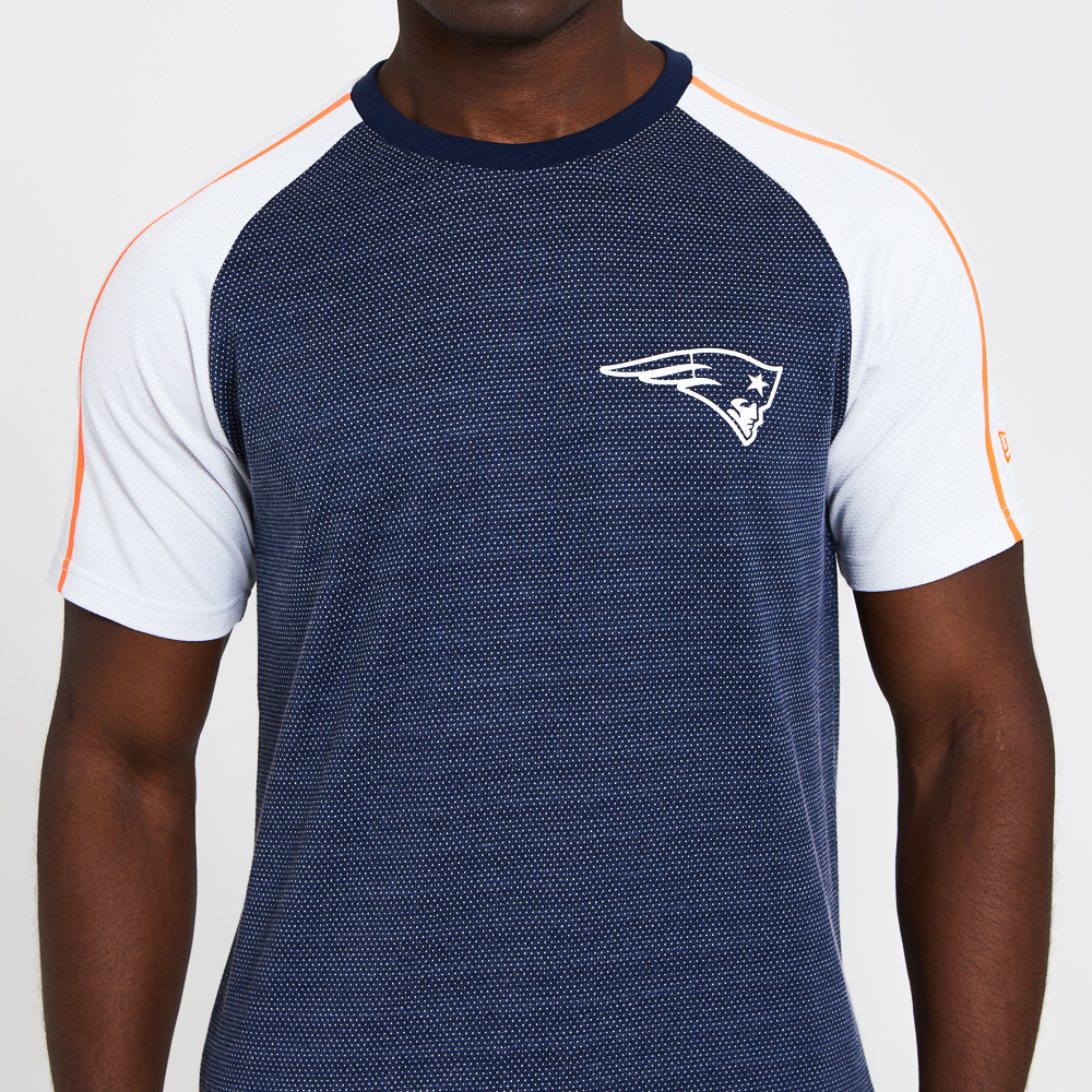 New England Patriots Striped Blue T-Shirt