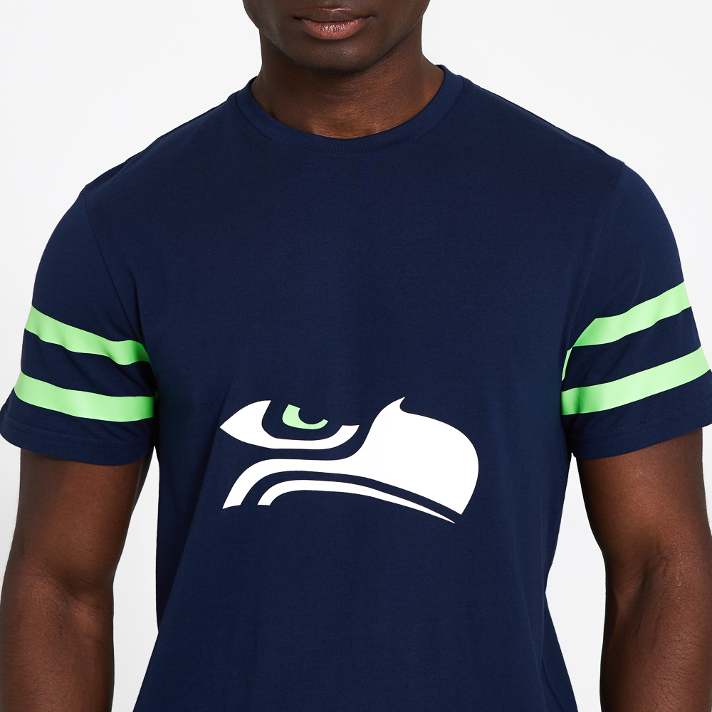 Seattle Seahawks Logo Elements Navy T-Shirt