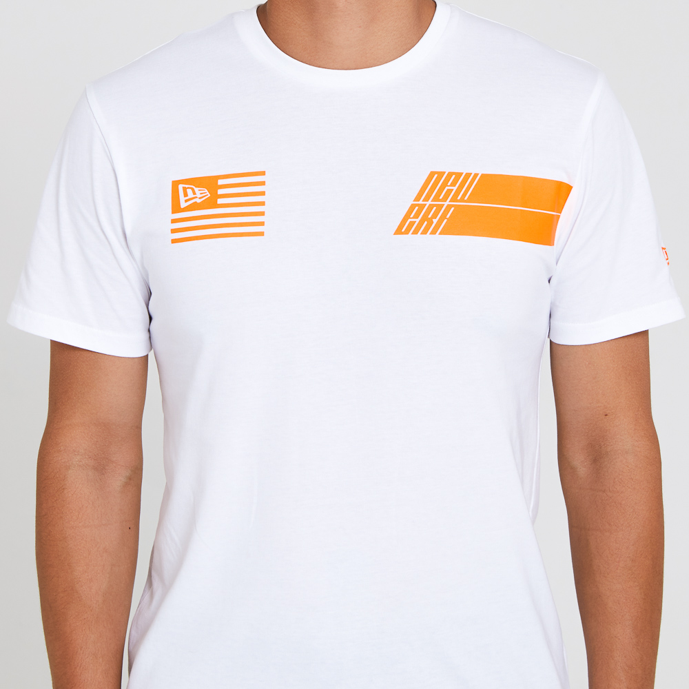 New Era Neon Graphic White T-Shirt