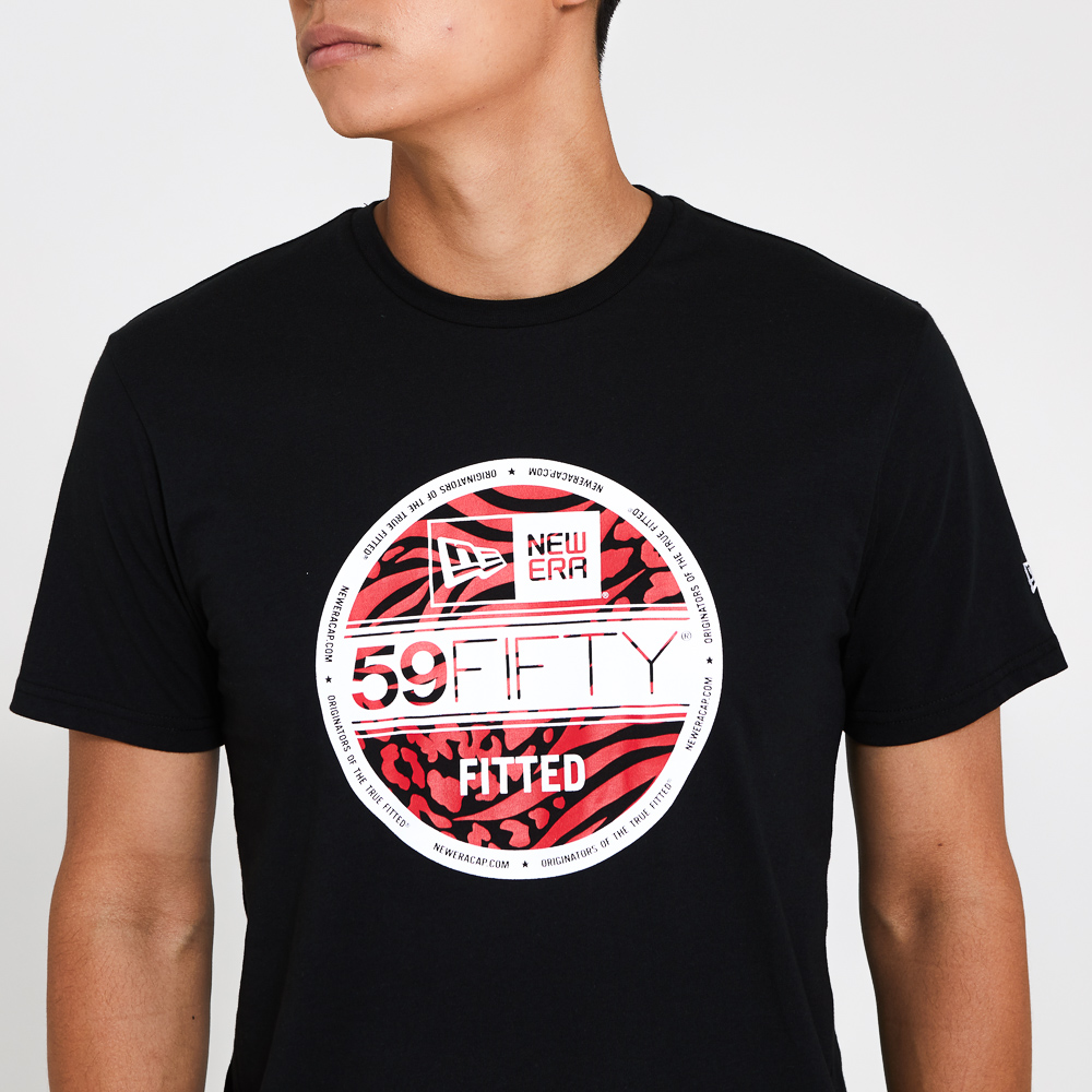 New Era 59FIFTY Visor Sticker Black T-Shirt