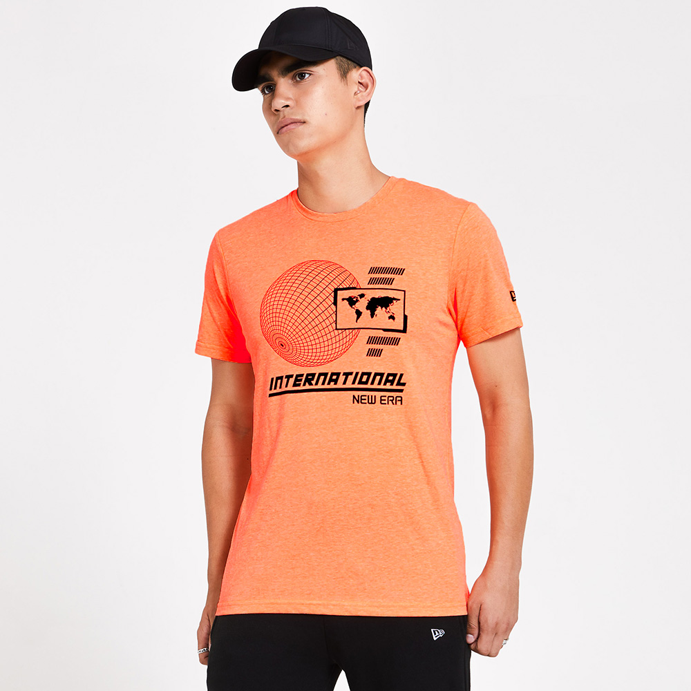 New Era Graphic Neon Orange T-Shirt