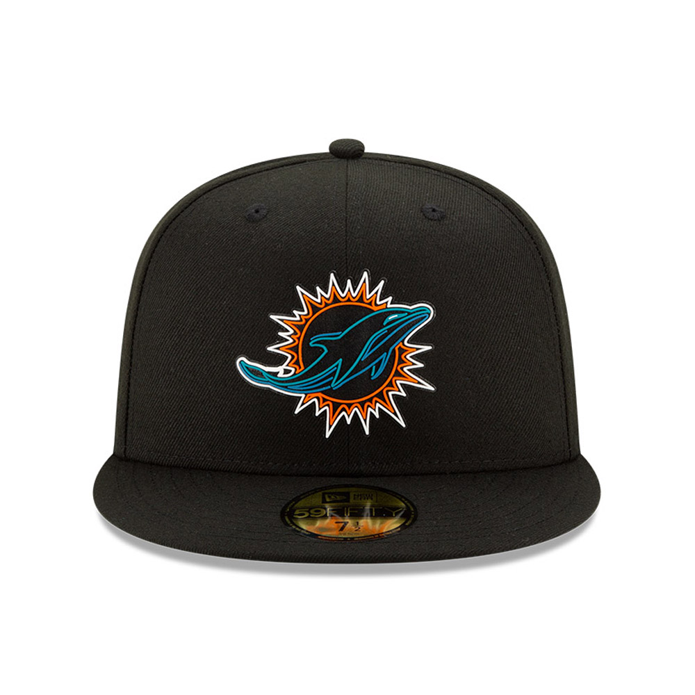 Miami Dolphins NFL20 Draft Black 59FIFTY Cap