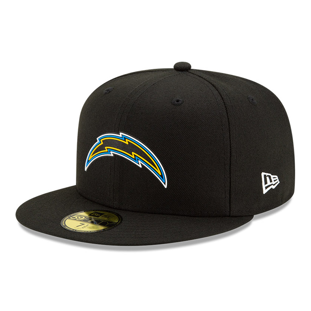 Los Angeles Chargers NFL20 Draft Black 59FIFTY Cap