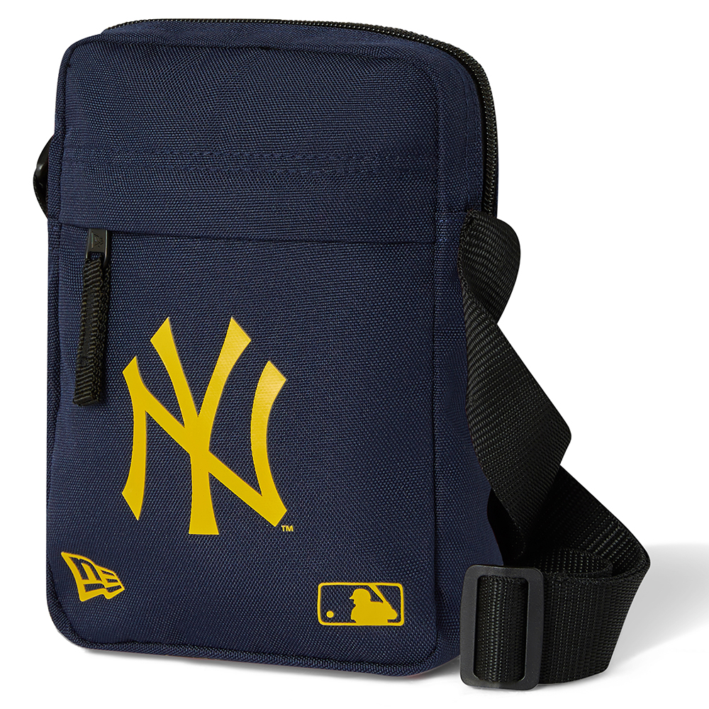 New York Yankees Yellow Logo Navy Side Bag